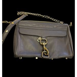 Rebecca Minkoff Dark Brown Leather Crossbody Bag